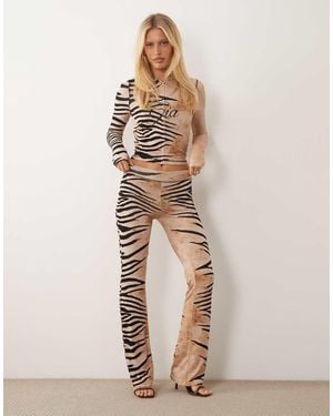 I.AM.GIA Blare Logo Contrast Stitch Track Trousers - Natural