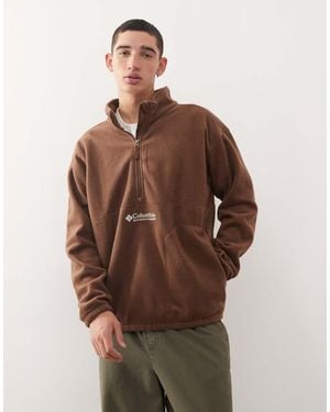 Columbia Bent Bough 1/2 Zip Fleece - Brown
