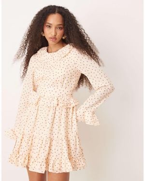 Sister Jane Ruffle Mini Dress - Natural