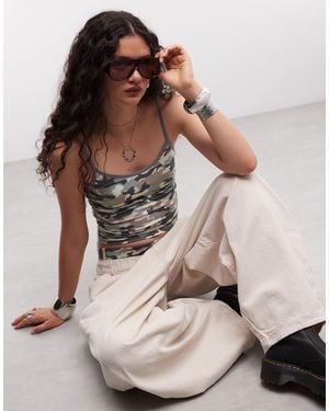 Collusion Cami Top - Brown