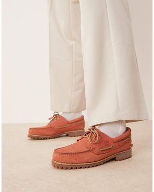Timberland Authentic 3 Eye Boat Shoe - Natural