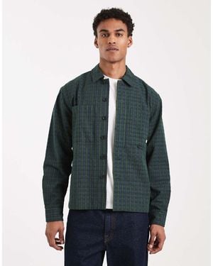 Farah Photie Longsleeve Checked Shirt - Blue