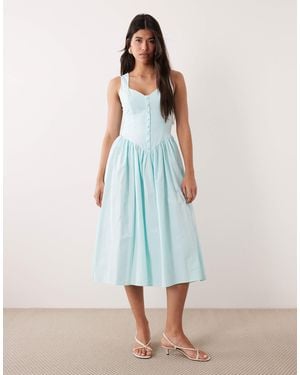 matteau drop waist knit dress Pleated Drop Waist Maxi Dress main image 0