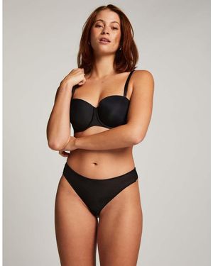 Hunkemöller Invisible Thong Stripe Mesh - Brown
