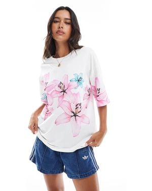 Stradivarius Oversized T-Shirt - White