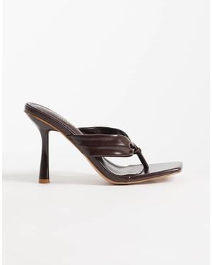 SIMMI Simmi London Solea Toe Post Heeled Sandals - Multicolour