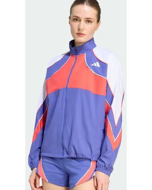 adidas Originals Adizero Archive Running Jacket - White