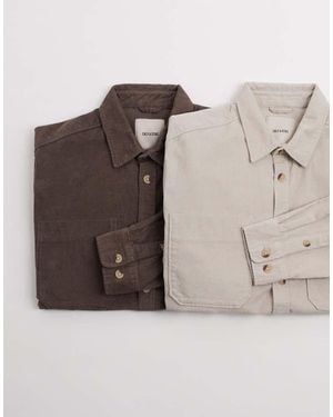 Only & Sons Cord Overshirt - Brown