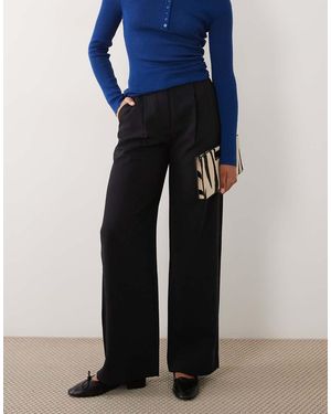 Abercrombie & Fitch Sloane Classic Tailored Trousers - Blue