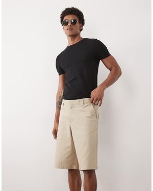 Threadbare baggy Fit Shorts - Natural