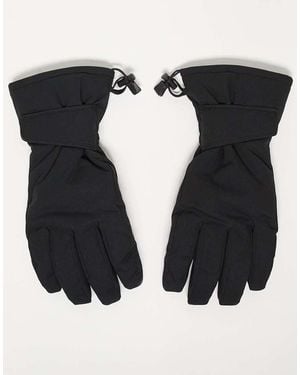 ASOS 4505 Ski & Snow Asos 4505 Ski Water Repellent Ski Glove With Goggle Wipe - Black