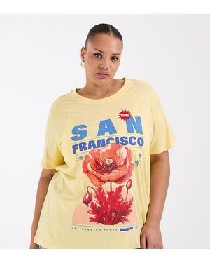 ONLY San Francisco Print T-shirt - Pink