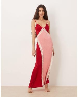 Free People Sweet Kind Of Love Maxi Slip Dress - Red