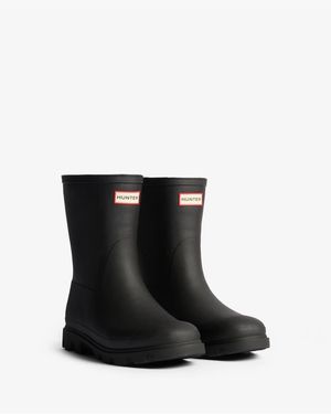 HUNTER Unisex Downpour Short Wellington Boot - Blue
