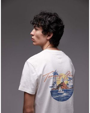 Tommy Hilfiger Sailing Back Print Graphic T-Shirt - Grey