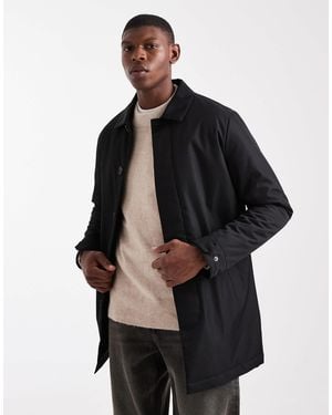 Threadbare – kurzer trenchcoat - Schwarz