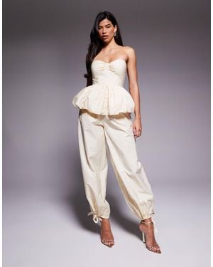 ASOS Bubble Hem Pants - Gray