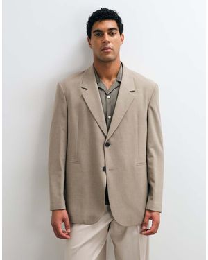 ASOS Americana De Traje Extragrande Mix & Match En - Neutro