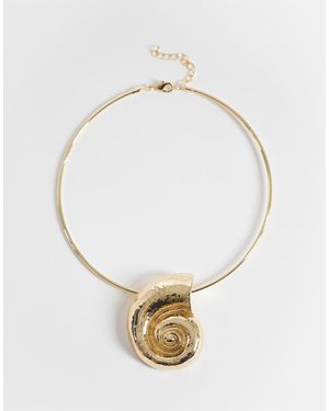 ONLY Collana Dorata Con Conchiglie - Metallizzato