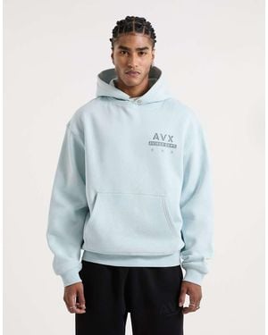 AVX Stamped Hoodie - Blue