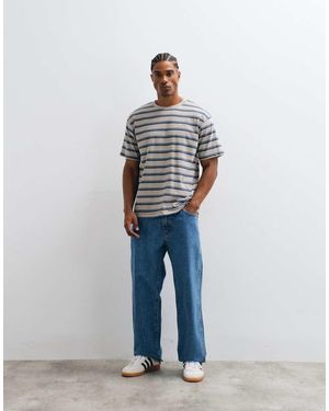 Levi's Tab Vintage T-Shirt Met Grijze Streep - Blauw
