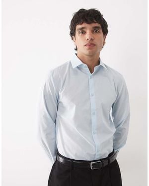 River Island Slim Fit Shirt - Grey