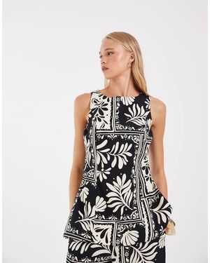 Vero Moda Lange Gilet Co-Ord - Wit
