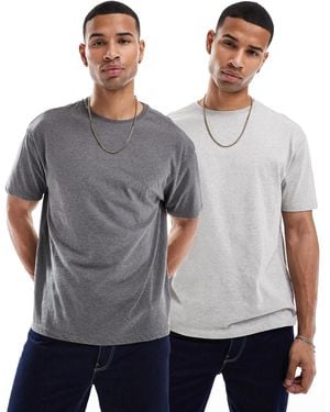 Another Influence Multipack Set Of 2 T-shirts - Gray