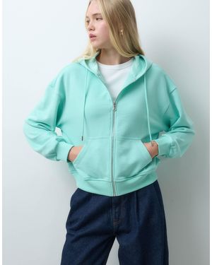 ASOS Zip Front Hoodie Co-ord - Blue
