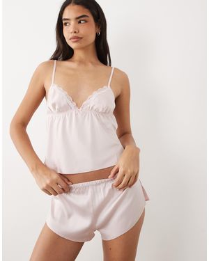Boux Avenue Kaya Satin Cami Set - Pink