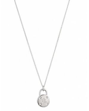 Lauren Ralph Lauren Jewellery Lauren By Ralph Lauren Jewellery Sterling Padlock Pendant - Metallic