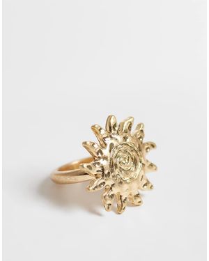 ASOS Ring Met Zonontwerp - Metallic