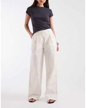 Tommy Hilfiger Wide Leg Chino Pants - White