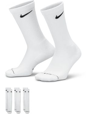 Nike Everyday Plus 3-pack Crew Socks - White