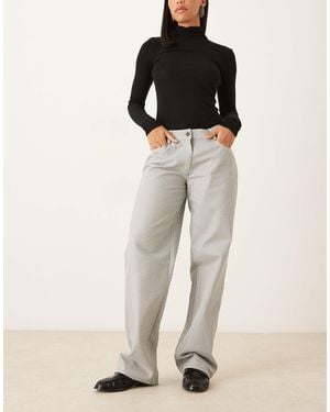 Motel Low Rise Parallel Trouser - Natural