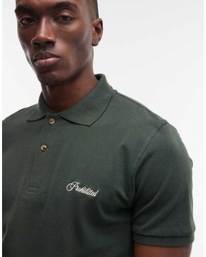 Prohibited Hampton Knitted Polo Shirt - Green