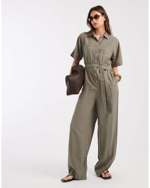 ONLY – kurzärmliger jumpsuit - Grün