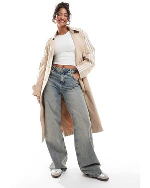 adidas Originals Adicolour Trench Coat - White
