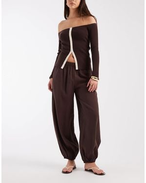ONLY Mid Rise Balloon Pants - Red