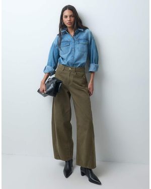 ASOS Barreljeans Met Strik - Wit
