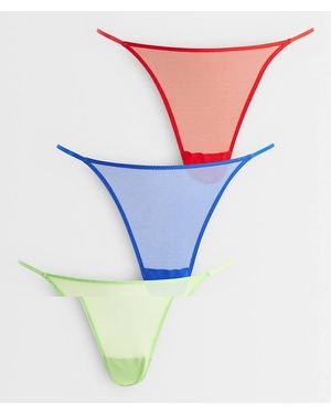 ASOS Confezione Da 3 Perizomi - Blu