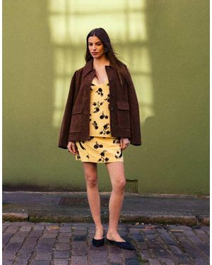 TOPSHOP Minigonna Gialla - Verde