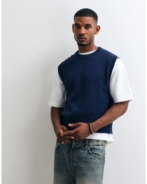 Weekday Knit Tank Top - Blue