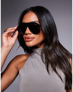 Quay Quay – chart topper – piloten-sonnenbrille - Schwarz