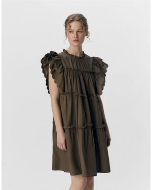 Object Mini Dress - Brown