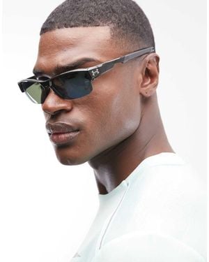 Under Armour Sunglasses Under Armour Fanatical Rectangular Sunglasses With Lenses - White