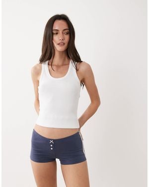 Cotton On Dreamy Soft Micro Shorts - White