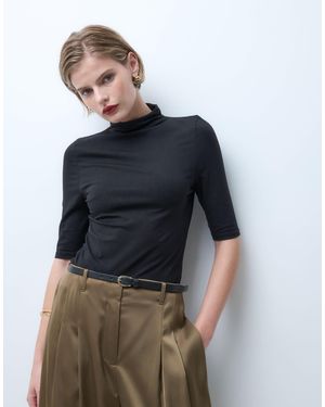 ASOS Skinny Waist And Hop Half Moon Belt - Blue