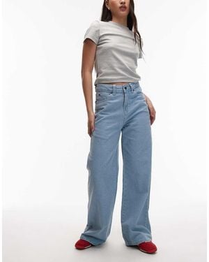 Dickies Vaqueros Claro Holgados De Pernera Ancha De - Azul
