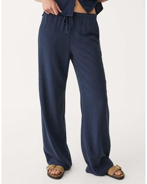 Stradivarius Trousers - Blue